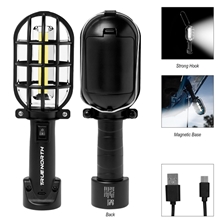 a group of rechargeable cob work light with magnet