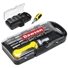 aerial view a black best buddy tools(r) artisan screwdriver set, image 1 of 2