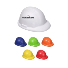 aerial view a group of safety hard hat stress reliever, image 1 of 3