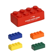 aerial view a group of building block individual piece - stress reliever, image 1 of 3