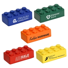 aerial view a group of building block individual piece - stress reliever, image 1 of 2