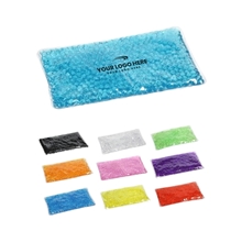 aerial view a group of large aqua rectangle pearls hot cold pack, image 1 of 3