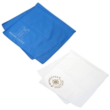 aerial view a group of big league 15 x 30 microfiber sports towel - 1- color, image 1 of 2