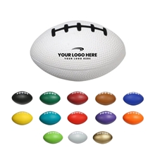 aerial view a group of small football stress reliever, image 1 of 3