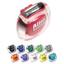 aerial view a group of acrylic cover clearview multifunction pedometer, image 1 of 3