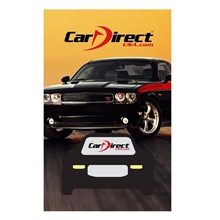 a white car cling wipe
