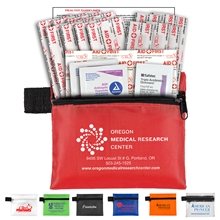 Doc 19 Piece Healthy Living Pack Components inserted into Zipper Pouch