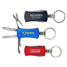 aerial view a group of best buddy tools(r) 5- in -1 multi - tool pocket key ring, image 1 of 3