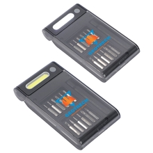 a group of best buddy tools (r) precision tool kit with cob work light