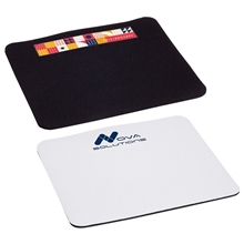 aerial view a group of axion non - skid rubber base mouse pad, image 1 of 2