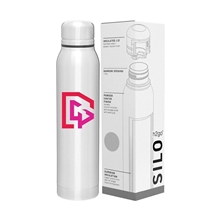 a group of 16.9 oz h2go silo - stainless