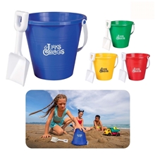 a group of bucket shovel set