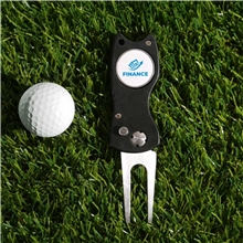 aerial view a group of fix - all divot repair tool ball marker, image 1 of 3