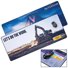 a group of xxl mouse pad desk mat w / stitched edges and full color dye sublimation