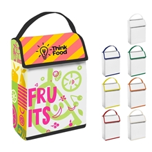 a group of sublime series rpet 12 can lunch bag