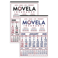 aerial view a group of commercial 12- sheet calendar, image 1 of 9