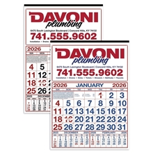 aerial view a group of commercial 12- sheet calendar, image 1 of 9