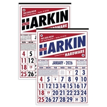 aerial view a group of commercial 12- sheet calendar, image 1 of 9