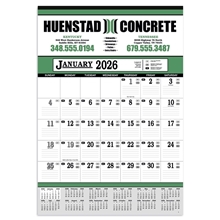 aerial view a group of contractors 13- sheet calendar, image 1 of 4