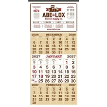 aerial view a group of skinner kennedy(tm) 3- month display 12- sheet calendar, image 1 of 6