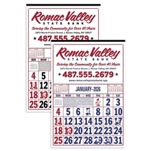 aerial view a group of commercial 12- sheet calendar, image 1 of 9