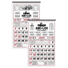 aerial view a group of skinner kennedy(r) 8- sheet almanac calendar, image 1 of 7