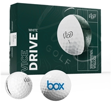 aerial view a white vice drive golf balls, image 1 of 2