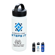 a group of kauai 19 oz powder coated double wall stainless steel tumbler with carry handle