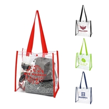 aerial view a group of game day pvc tote bag, image 1 of 2