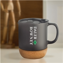 a group of 12 oz ceramic mug with cork base