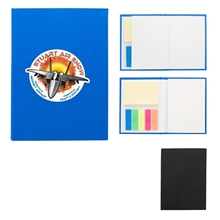 a group of jotter with sticky notes and flags