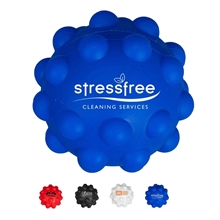 a group of bubbler push pop stress reliever ball