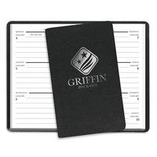 aerial view a black executive weekly pocket planners, image 1 of 2