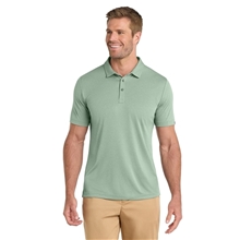 aerial view a beryl green heather travismathew coto performance polo, image 1 of 6
