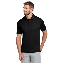 aerial view a black travismathew oceanside solid polo, image 1 of 5