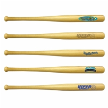 a group of 18 mini wooden baseball bat
