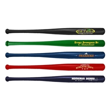 a group of 18 mini wooden baseball bat colors
