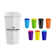 a group of the traveler - 16 oz insulated cup w / lid