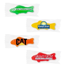 a multicolor individually wrapped fish