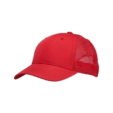 aerial view a red j. america - flight lasercut mesh trucker cap, image 1 of 2