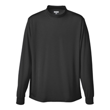 a black augusta sportswear - unisex wicking mock turtleneck