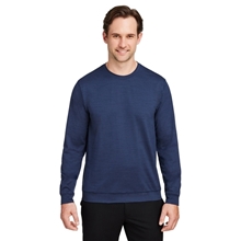 aerial view a navy blazer heather puma golf - mens cloudspun crewneck sweatshirt, image 1 of 8