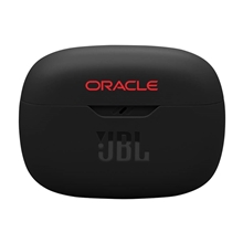 aerial view a black jbl vibe beam 2 true wireless earbuds, image 1 of 5