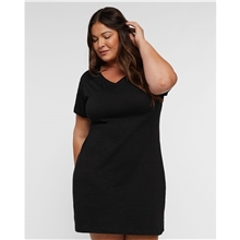 a group of lat ladies fine jersey v - neck coverup