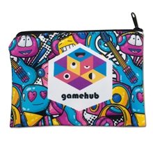 6.5w x 4.5h Sublimated Zippered Pouch