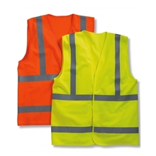 a group of bayside - unisex usa - made economy class 2 ansi vest