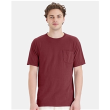 a group of comfortwash by hanes - unisex garment - dyed pocket t - shirt