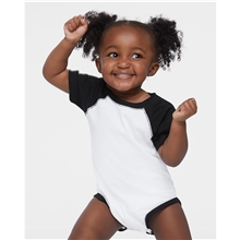 a group of rabbit skins infant baseball bodysuit
