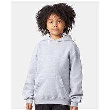 a group of champion - powerblend(r) youth hooded sweatshirt