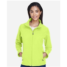 a group of team 365(r) leader womens soft shell jacket
